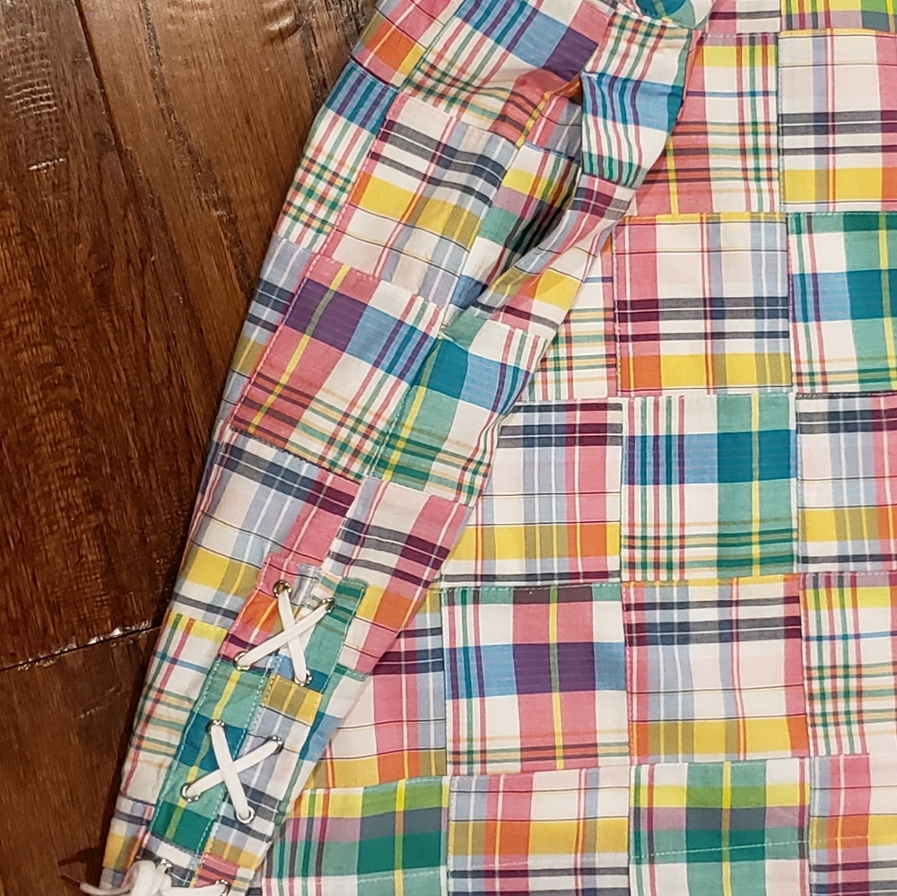 Talbots Petites Plaid Patchwork Spring/Summer Col… - image 3